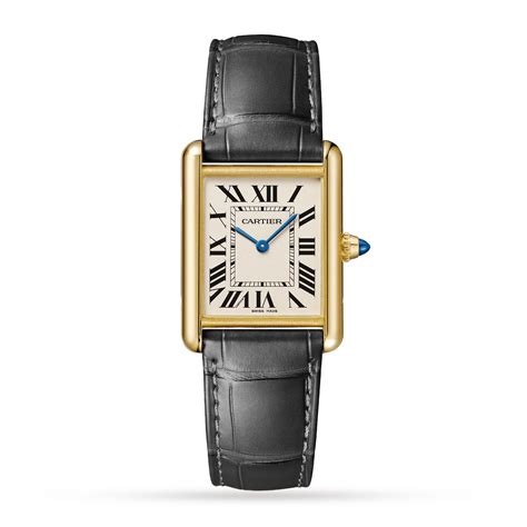 cartier tank large model|authentic cartier tank watch.